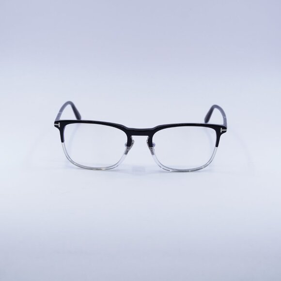Tom Ford FT5699-B 005 Eyeglasses Black with Crystal 53mm Square Frame - Picture 3 of 9